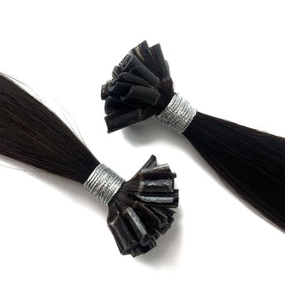 Extensions de cheveux à pointe de kératine U pour femmes blanches 1 g/fil