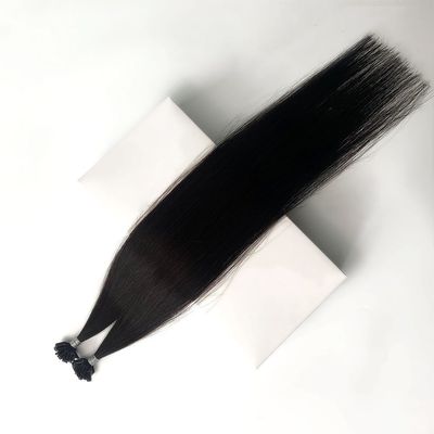 Extensions de cheveux humains à double traction de couleur muti Cheveux brésiliens pré-liés en kératine Cheveux