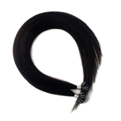 Extensions de cheveux humains à double traction de couleur muti Cheveux brésiliens pré-liés en kératine Cheveux