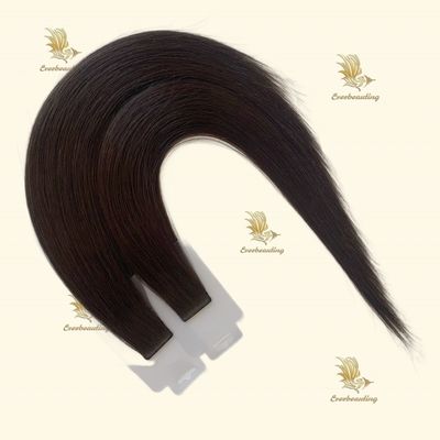 Coiffure brésilienne Muti-Color avec des extensions de cheveux Jet Black Slim Tape Obtenez la vôtre maintenant