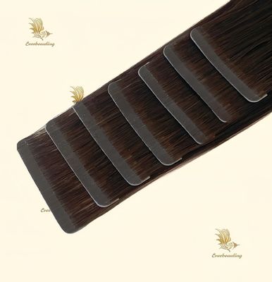 Coiffure brésilienne Muti-Color avec des extensions de cheveux Jet Black Slim Tape Obtenez la vôtre maintenant