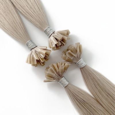1g/fil de cuticule vierge alignée en extension de cheveux Remy Italie