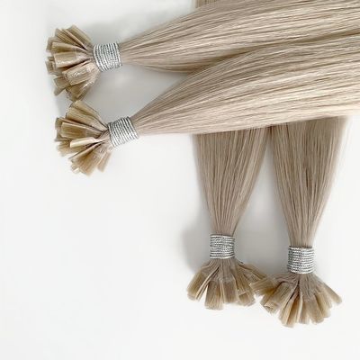 1g/fil de cuticule vierge alignée en extension de cheveux Remy Italie