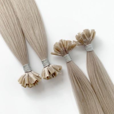 Différentes couleurs de cheveux humains russes Remy U Extension de pointe sans perte de cheveux Type de connecteur