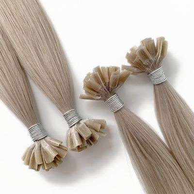 100% cheveux humains U-tip cheveux droits Multicolore extensions de cheveux russes