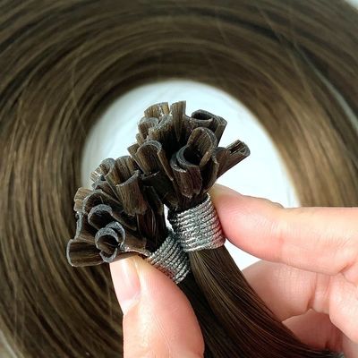 100% cheveux humains U-tip cheveux droits Multicolore extensions de cheveux russes