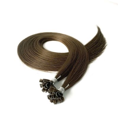 100% cheveux humains U-tip cheveux droits Multicolore extensions de cheveux russes