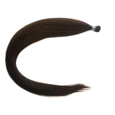 Remy Cheveux humains 12 pouces 30 pouces Noir kératine I pointe Extension de cheveux pour Itip-2405021