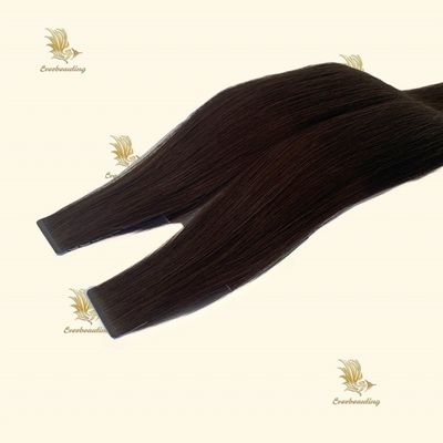100% Remy cheveux humains vierges soyeux, double bande dessinée droite avec extensions