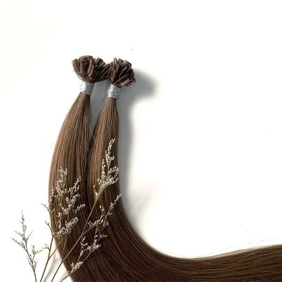 Pas de perte de cheveux et double traction de cheveux rémy kératine U Extension de pointe de cheveux pour les cheveux teints