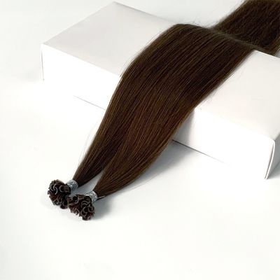 50cm*8cm*3cm Taille du paquet Vierge Brillant naturel U-Tip Extension de cheveux en kératine pour les arts