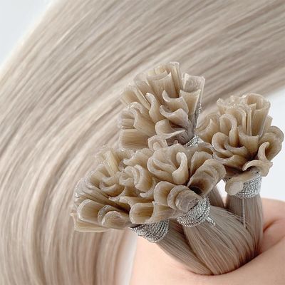 50cm*8cm*3cm Taille du paquet Vierge Brillant naturel U-Tip Extension de cheveux en kératine pour les arts