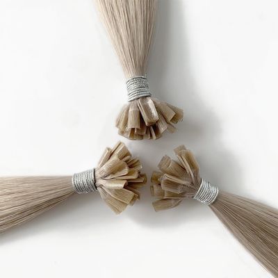 50cm*8cm*3cm Taille du paquet Vierge Brillant naturel U-Tip Extension de cheveux en kératine pour les arts