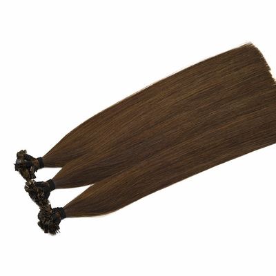 Payement complet Noir Pointe plate Extensions de cheveux 6-40 pouces Cheveux russes Prêt à 18 pouces