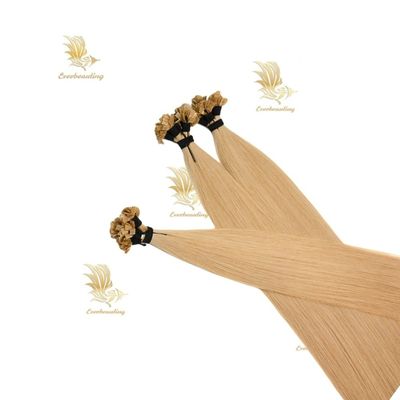 Extensions de cheveux humains à pointe plate sans enchevêtrement et sans style pré-lié