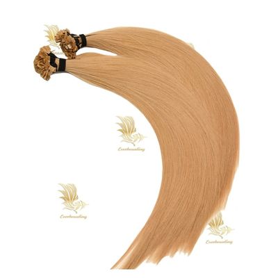 Extensions de cheveux européens à pointe plate à double traction sans déchirure et services de livraison rapide