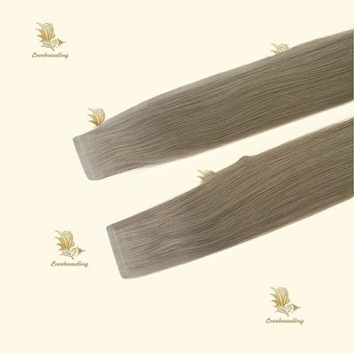 Véritable bande de cheveux humains réutilisable dans les extensions de cheveux Ash Platine Blonde Type Stick