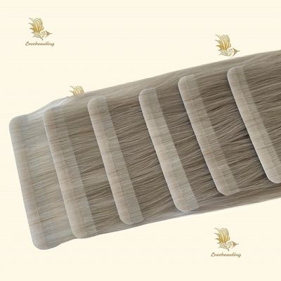Straight Ash Blonde Brazilienne cheveux humains Tape Ins extensions de cheveux 3 mois Tape de vie