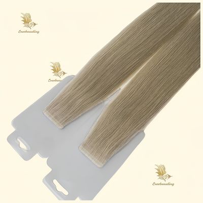 Straight Ash Blonde Brazilienne cheveux humains Tape Ins extensions de cheveux 3 mois Tape de vie