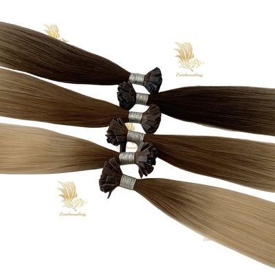 Cheveux slaves Pointe plate Extensions de cheveux Pas de problème Paiement initial Grade professionnel
