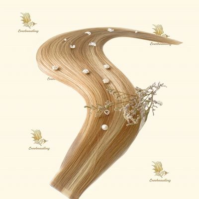 Couleurs de surbrillance Coller Pré-liés extensions de cheveux humains pour réutilisable dans les nuances de surbrillance