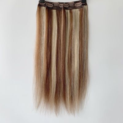 100g/pc 20 pouces Grade 13A Double clip dans l'extension de cheveux pour les femmes blanches