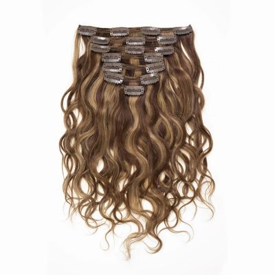 Type de cheveux humains Clip de dentelle pour cheveux brésiliens dans les extensions de cheveux CH-24256