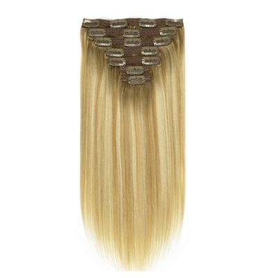 100 g/pc Remy humain Double clip de dentelle en extension de cheveux clip de cheveux brésilien