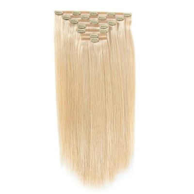 100 g/pc Remy humain Double clip de dentelle en extension de cheveux clip de cheveux brésilien