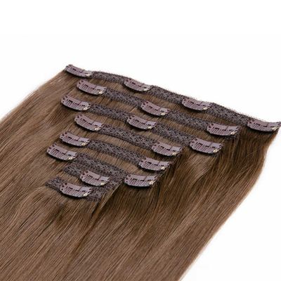 Clip de cheveux Remy humain 100% russe Ins Bodywave Texture à l'extension de cheveux humains vierges