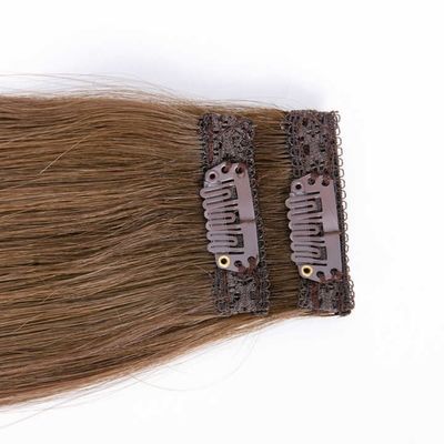 Clip de cheveux Remy humain 100% russe Ins Bodywave Texture à l'extension de cheveux humains vierges