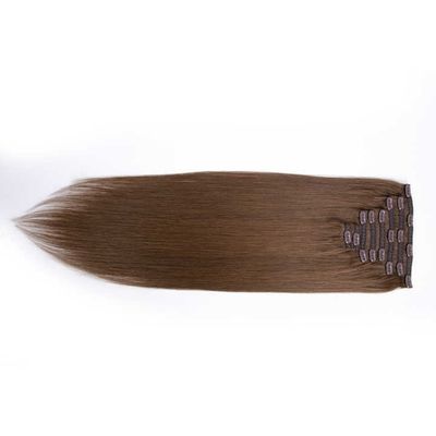 Clip de cheveux Remy humain 100% russe Ins Bodywave Texture à l'extension de cheveux humains vierges