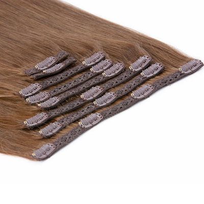 Clip de cheveux Remy humain 100% russe Ins Bodywave Texture à l'extension de cheveux humains vierges