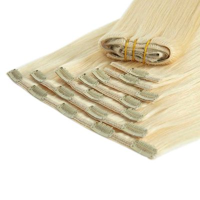 Coupe de cheveux vierge russe en extensions de cheveux humains Coupe de cheveux pré-liée 100g /pc