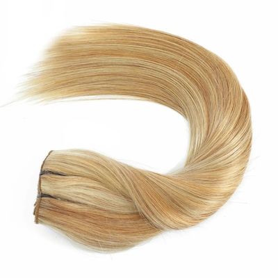 Cheveux supérieurs 20 pouces Couleur claire Remy Clip Ins Cheveux humains Extensions fournisseur Dyeable