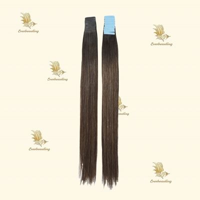 22 pouces de ruban adhésif brun dans les extensions de cheveux Stick Type pré-lié pour la conception de ruban invisible
