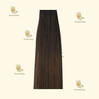 22 pouces de ruban adhésif brun dans les extensions de cheveux Stick Type pré-lié pour la conception de ruban invisible