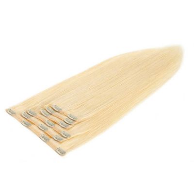 Fin épaisse Invisible en PU brut Blonde Clip sans couture dans les extensions de cheveux