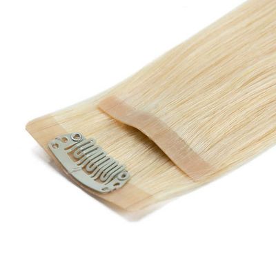 Fin épaisse Invisible en PU brut Blonde Clip sans couture dans les extensions de cheveux