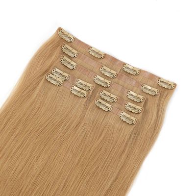 Fin épaisse Invisible en PU brut Blonde Clip sans couture dans les extensions de cheveux