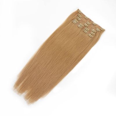 Fin épaisse Invisible en PU brut Blonde Clip sans couture dans les extensions de cheveux
