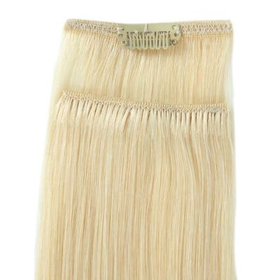 100% de cuticule alignée cheveux bruts clip invisible dans les extensions de cheveux pour les cheveux brésiliens