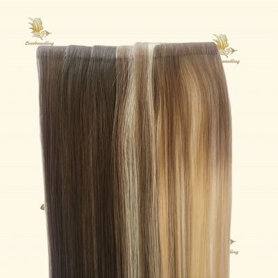 Tape à couleur multi-couleur à double dessin Invisible Tape PU Extensions de cheveux