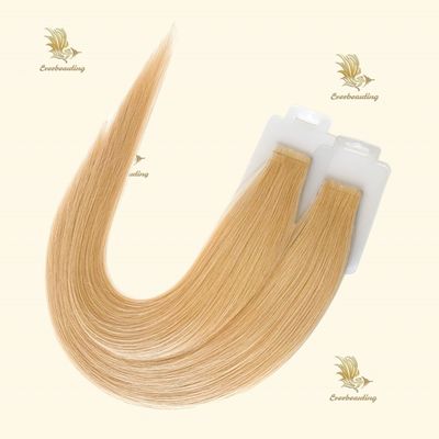 Ruban adhésif à l'extension de cheveux Ombre Balayage Couleur Invisible OEM pour le style droit