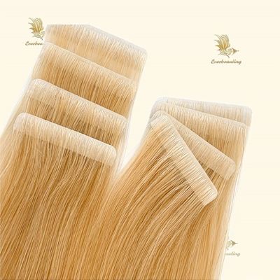 Ruban adhésif à l'extension de cheveux Ombre Balayage Couleur Invisible OEM pour le style droit