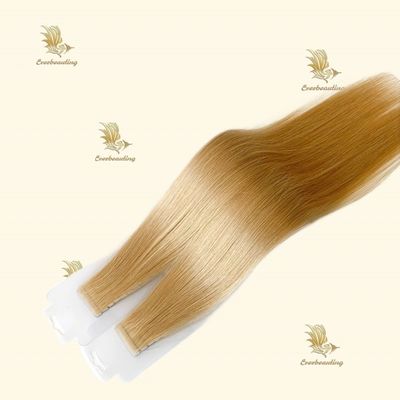 Ruban adhésif à l'extension de cheveux Ombre Balayage Couleur Invisible OEM pour le style droit