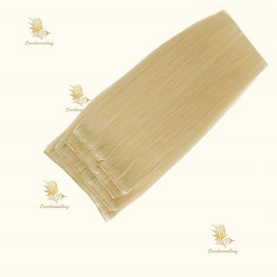 100 g/pc Cheveux humains vierges non transformés Rémy Russian Hair Lace Clip dans les extensions de cheveux