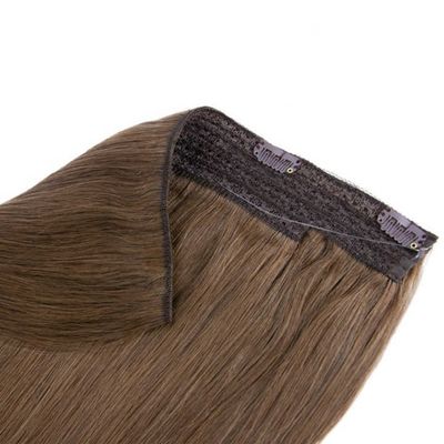 Remy Haloin Hair Extensions Cheveux humains avec style pré-lié et bande de tête invisible