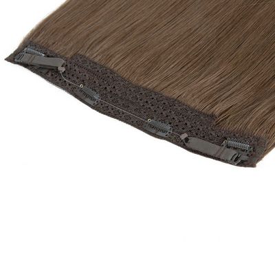 Remy Haloin Hair Extensions Cheveux humains avec style pré-lié et bande de tête invisible