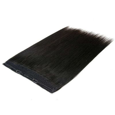 Une seule pièce de cheveux humains vietnamiens épais de haut en bas abordable Flip en extension de cheveux